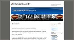 Desktop Screenshot of literaturaderosario.com.ar