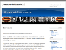 Tablet Screenshot of literaturaderosario.com.ar